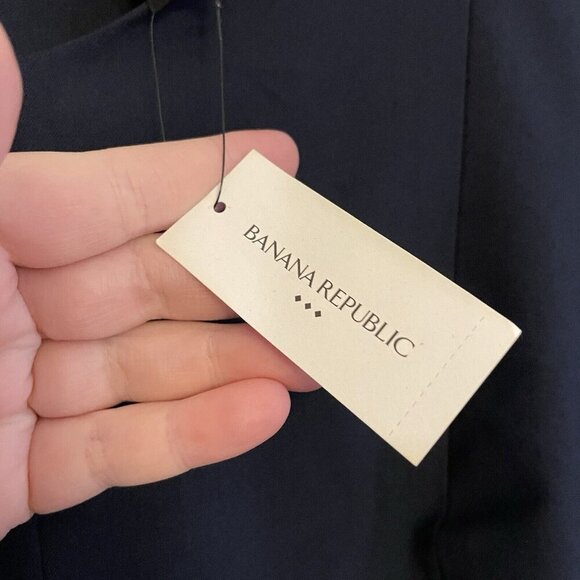 Banana Republic Factory 2 Navy Sleeveless Sculpted Knee-Length Sheath Dress NWT - Picture 7 of 12